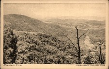 Mountain View Shenandoah National Park Virginia vintage postcard b978