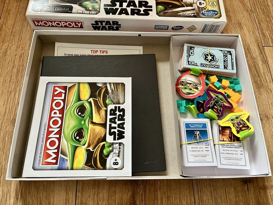 Star Wars The Mandalorian Monopoly Disney Hasbro Gaming - Image 2 of 3