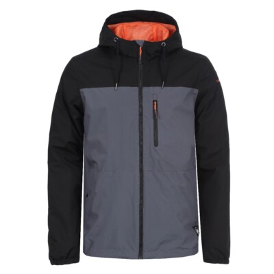 Icepeak Outdoorjacke Regenjacke Herren dünn Wasserdicht mit Kapuze getapte  Nähte