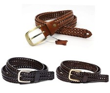 EMP Unisex Braided Leather Belt - 3 colors