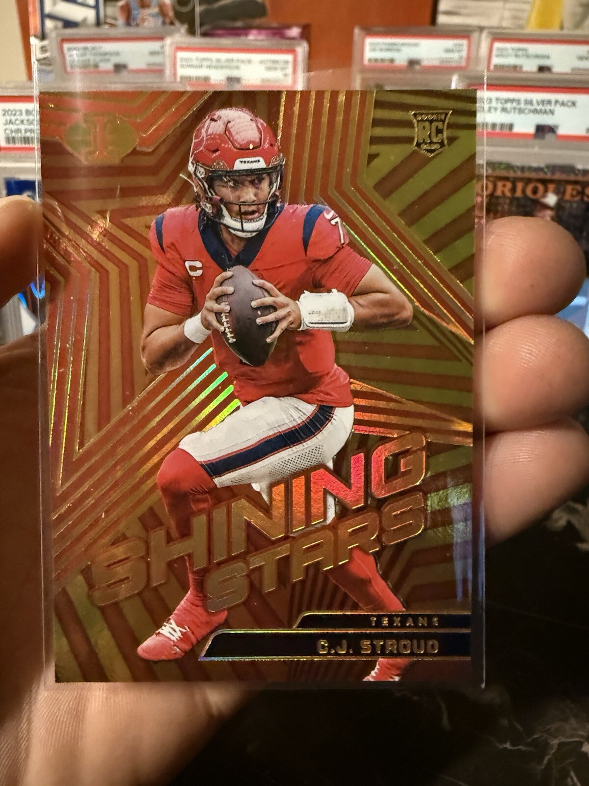 2023 Panini Illusions - Shining Stars Red #19 C.J. Stroud /75 (RC)