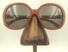 Vintage Renaissance Gypsy 496 Orange Brown Butterfly Sunglasses FRAMES ONLY