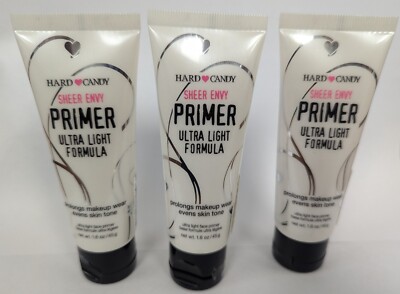 LOT OF 3 HARD CANDY SHEER ENVY PRIMER  #137 PRIMER 1.6oz NEW & SEALED