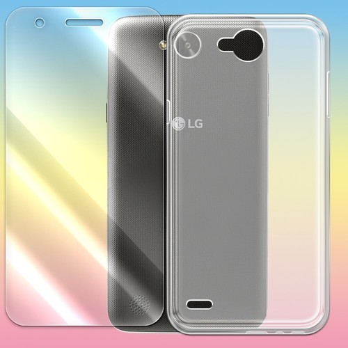 HD Clear Screen Protector + Protective Case for Xfinity Mobile LG X Charge M322 - 第 1/1 張圖片