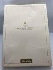 Vintage Victoria Secret Fine Hosiery Thigh High Lace Top SUNTAN LONG InBox