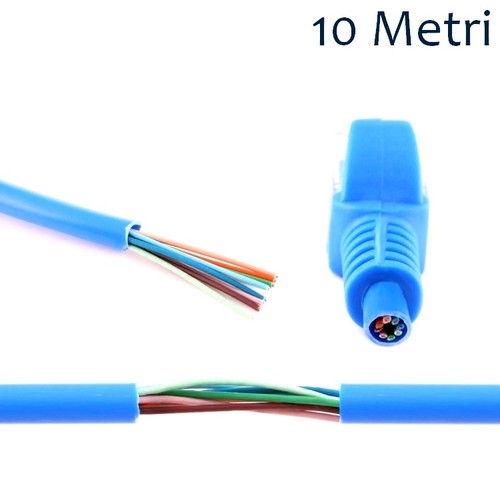 Cavo ethernet lungo 10 metri Cavo rete LAN Cavo RJ45 Cavo lan prezzo conveniente - Foto 3 di 4
