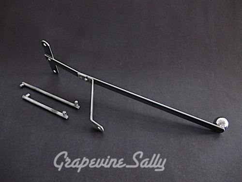 Conjunto de palanca cromada parrilla original piezas estufa vintage O'Keefe & Merritt - Imagen 9 de 11