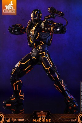 Hot Toys MMS553 D35 Iron Man 2 War Machine Neon Tech Orange MMS553
