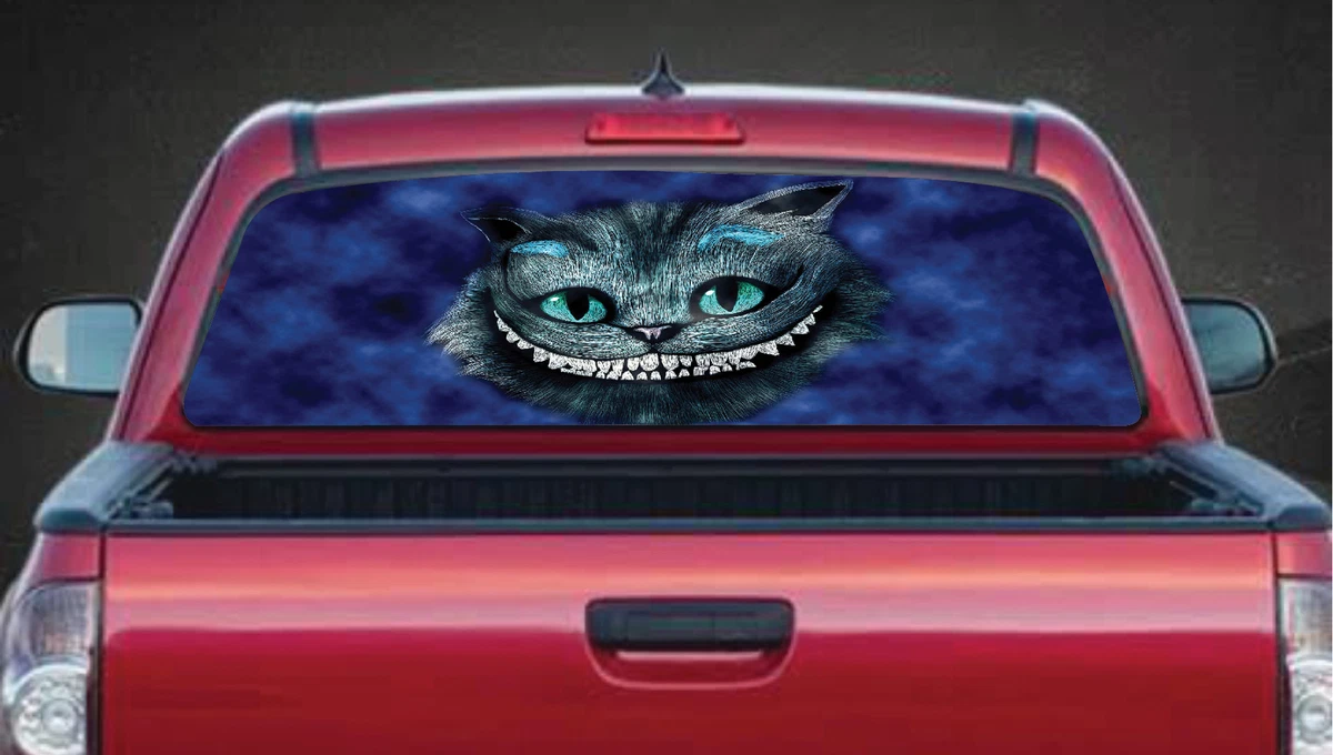 Cheshire Cat Alice In Wonderland Rear Window Decal Sticker Car