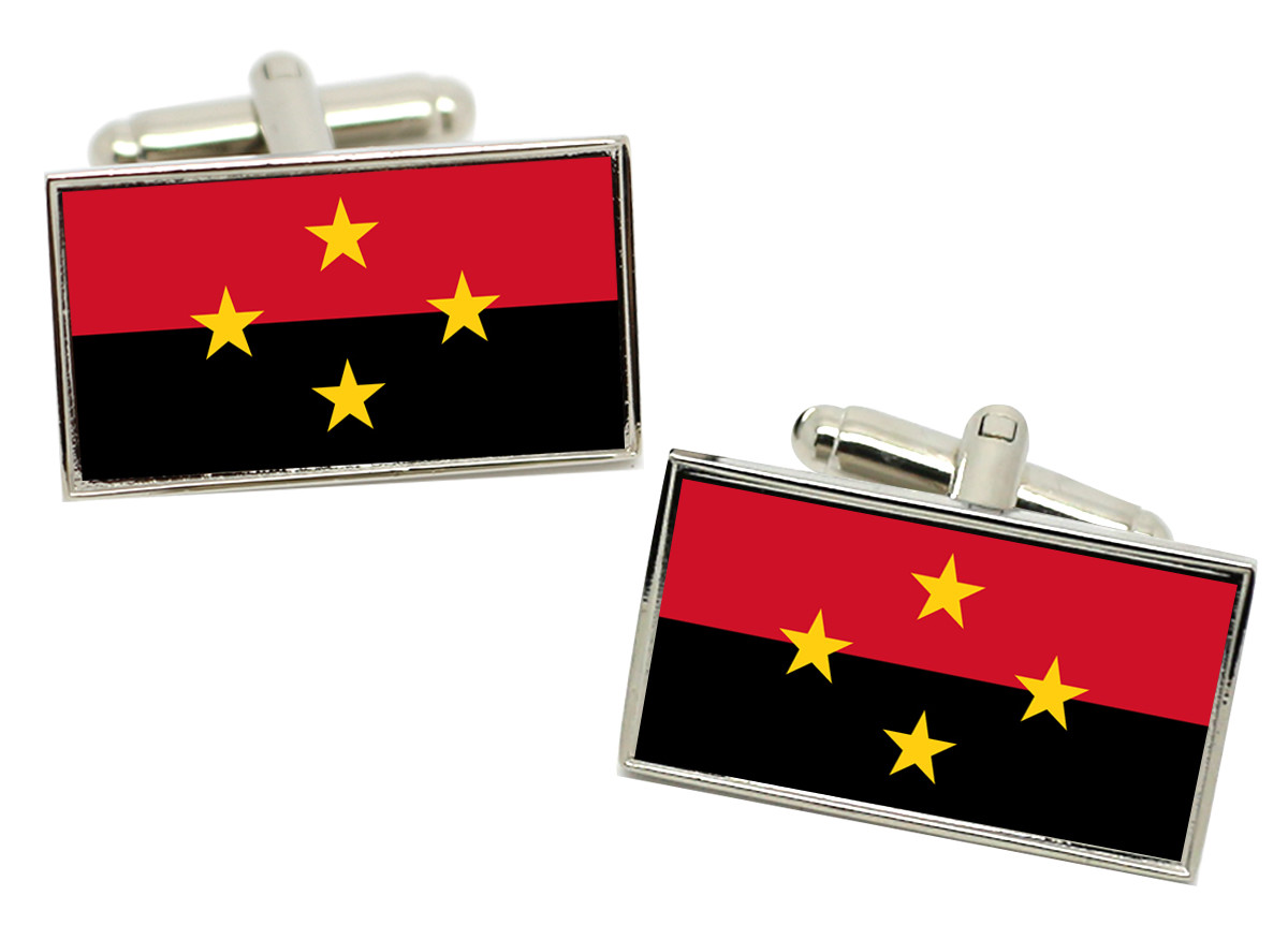 Norte De Santander (Colombia) Bandera Gemelos En Cromo Caja de Regalo
