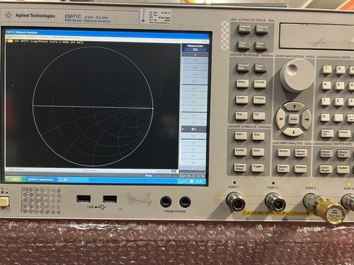 Agilent E5071C, 4-Port Network Analyzer, 8,5GHz, 019,480,UNQ, MY46110664 # - Picture 12 of 17