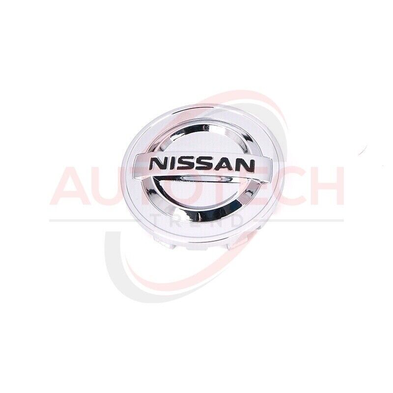 Set of 4 Silver Nissan Wheel Center Cap 54mm for Altima Maxima