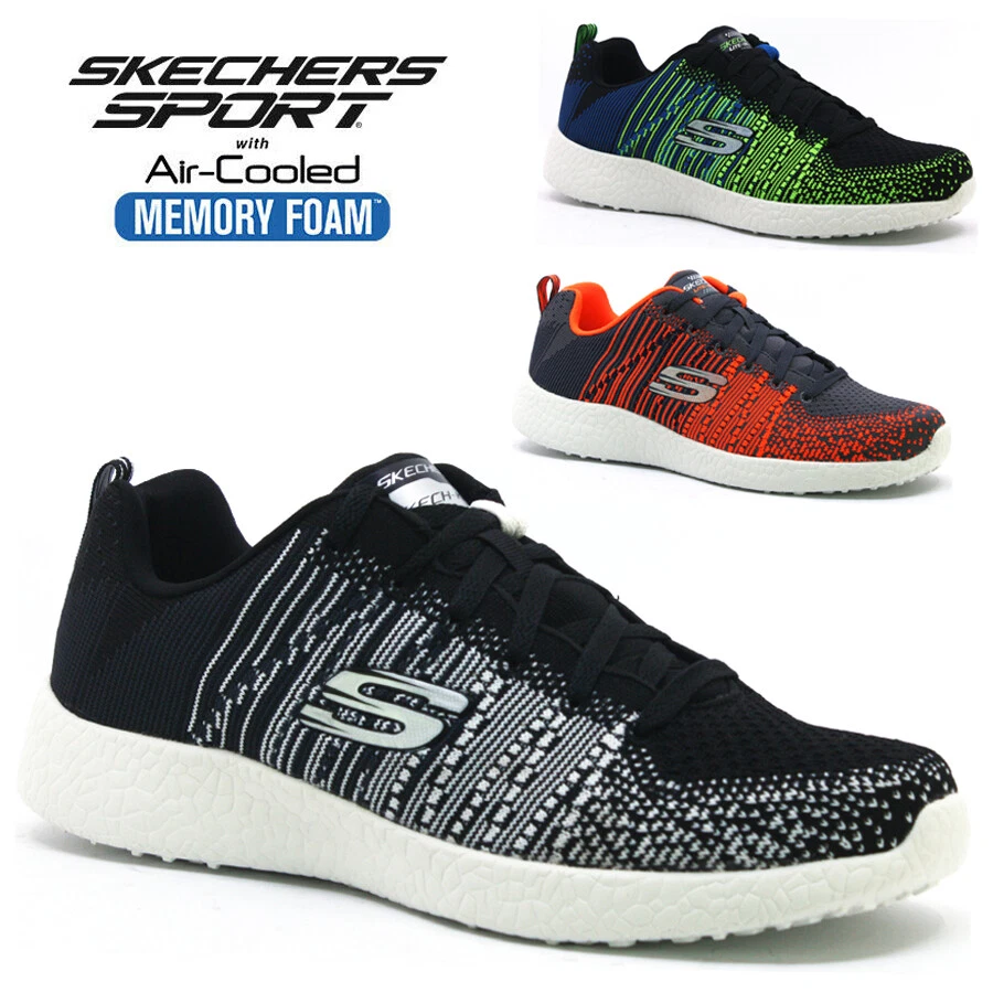 Skechers burst air cooled memory foam mens sales