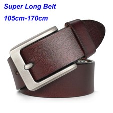 Big and Tall Casual Belts for Jeans Mens Belt 100 Real Leather Belts for Men
