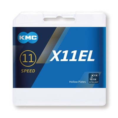 KMC Schaltungskette X11EL Black Tech, 1/2'' x 11/128'', 118 Glieder, 5,65 mm, 11-f