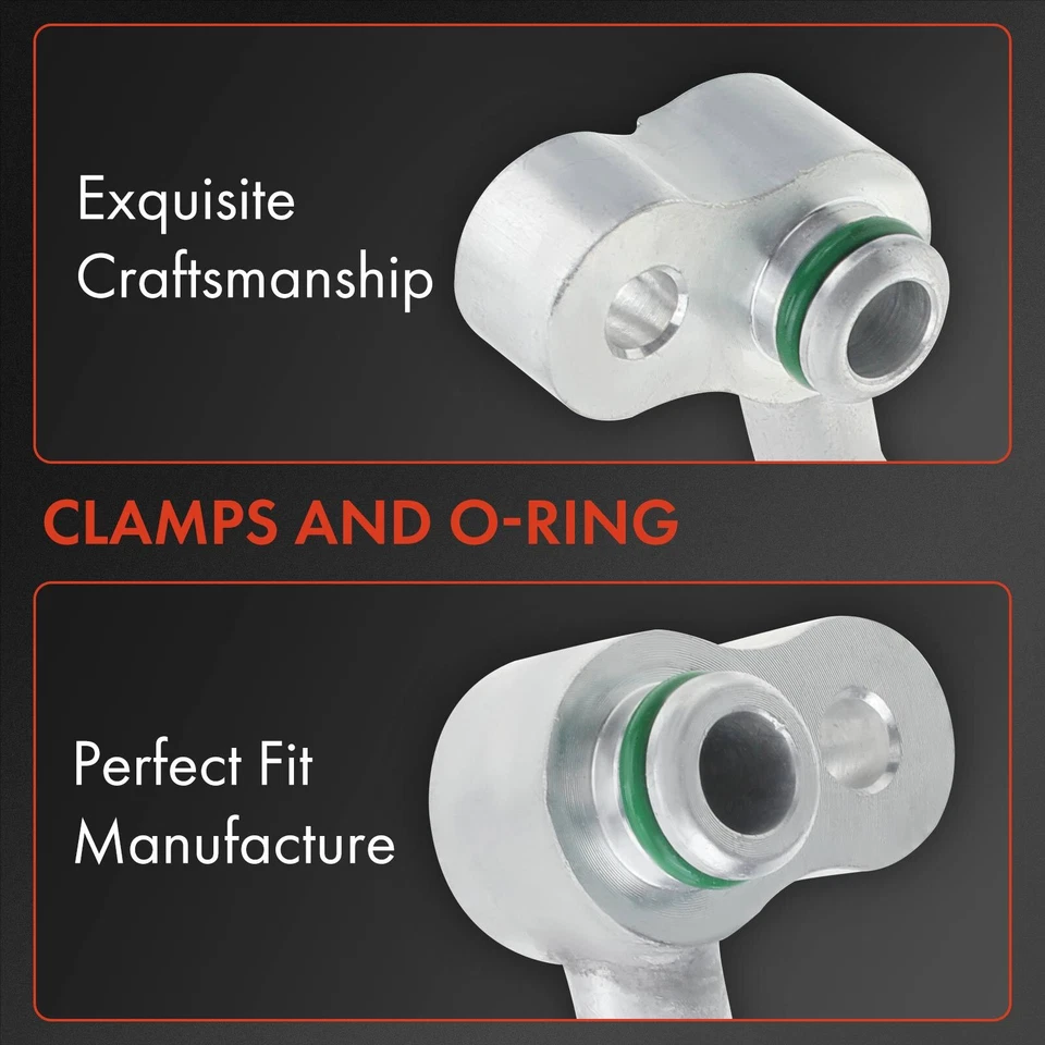 2x Conjunto de línea de succión y descarga de manguera de aire acondicionado para Honda CR-V 2012-2014 2,4 L Foto 4 de 4