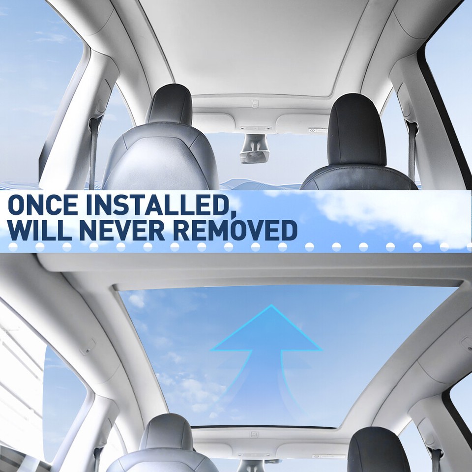 Colight For Model Y 20202024 Electric Smart AUTO Glass Roof Sunshade