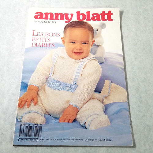 Anny Blatt No 125 Les Bons Petites Diables Knitting in English Baby Patterns - Afbeelding 1 van 10