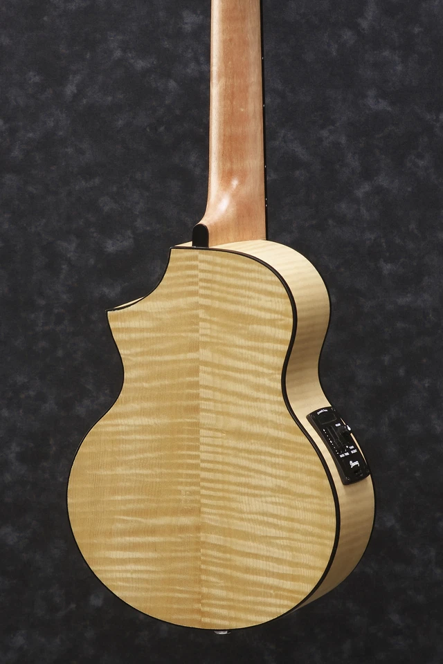 Ibanez UEW12E Flame Maple Acoustic-Electric Concert Ukulele, New! - Image 3 of 4