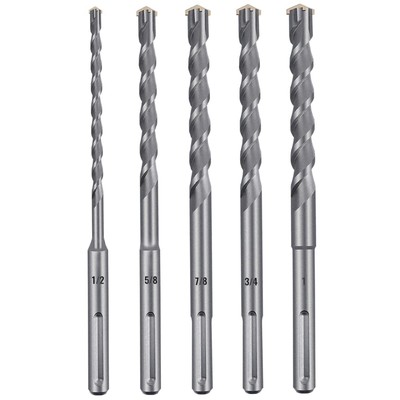 Owl Tools SDS Max Masonry Drill Bit Set Carbide Tipped - 5 Piece Set 13'' Leng...