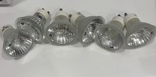 Lot of 6 Flood Light Bulbs for track lighting, GU10 Base, 120V 50W