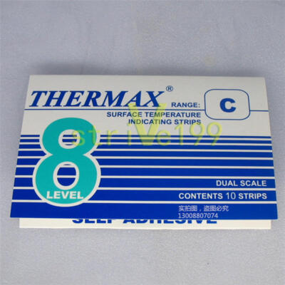 TMC 10 116-154°C/241-309  strips THERMAX Temperature Label 8 Level Range C