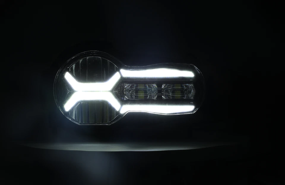 Farol de LED feixe alto/baixo para BMW R1200 R1200GS K50 2014-2019 ADV K51 2014-2018 - Imagem 4 de 4