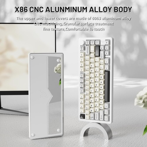 ATTACK SHARK X86 75% Wireless Aluminum Mechanical Keyboard,BT/2.4G/Type C - Picture 76 of 81