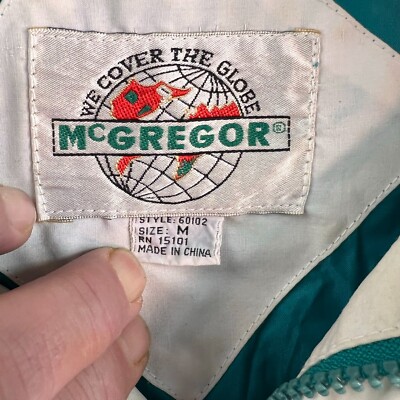 Vintage McGregor 70's Retro Wind Breaker Jacket Adult Size M