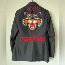 AUTHENTUIC NEW GUCCI Blazer Cat Embroider size 46 Mens