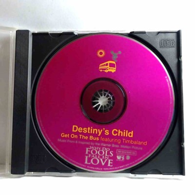 Destiny's Child Ft Timbaland  Get On The Bus (CD Promo, US, 1998, Eastwest)AT425