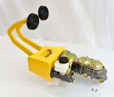 Power Clutch Pedal Assembly Brake Booster Master Cylinder Universal under floor