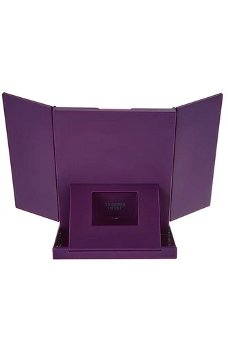 Sharper Image Compact Magnification LED Touch Mirror Purple - Picture 3 of 3