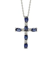 Suzy Levian Silver Total 2.22 ct. tw. Diamond...