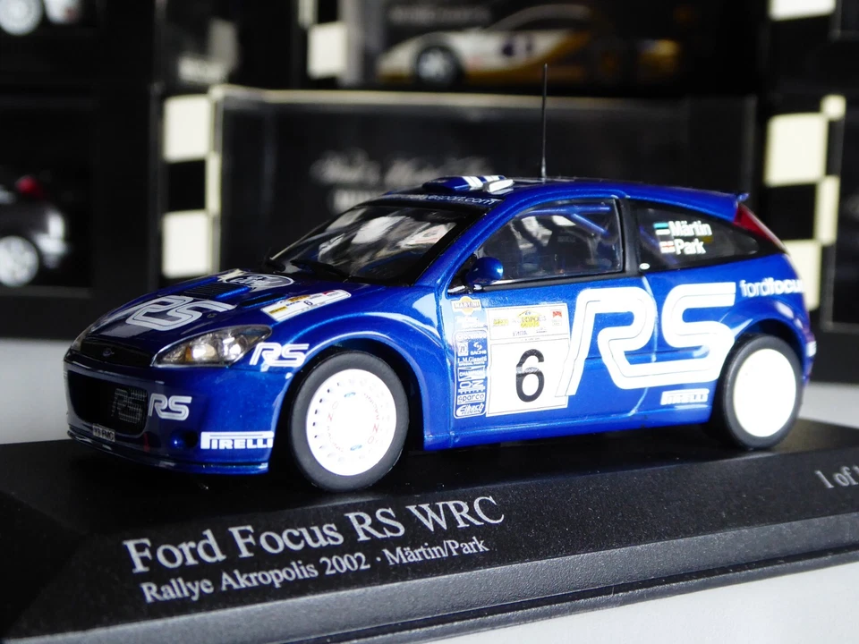 1/43 Minichamps Ford Focus RS WRC #6 Rallye Akropolis 2002 Martin Park - Immagine 3 di 4