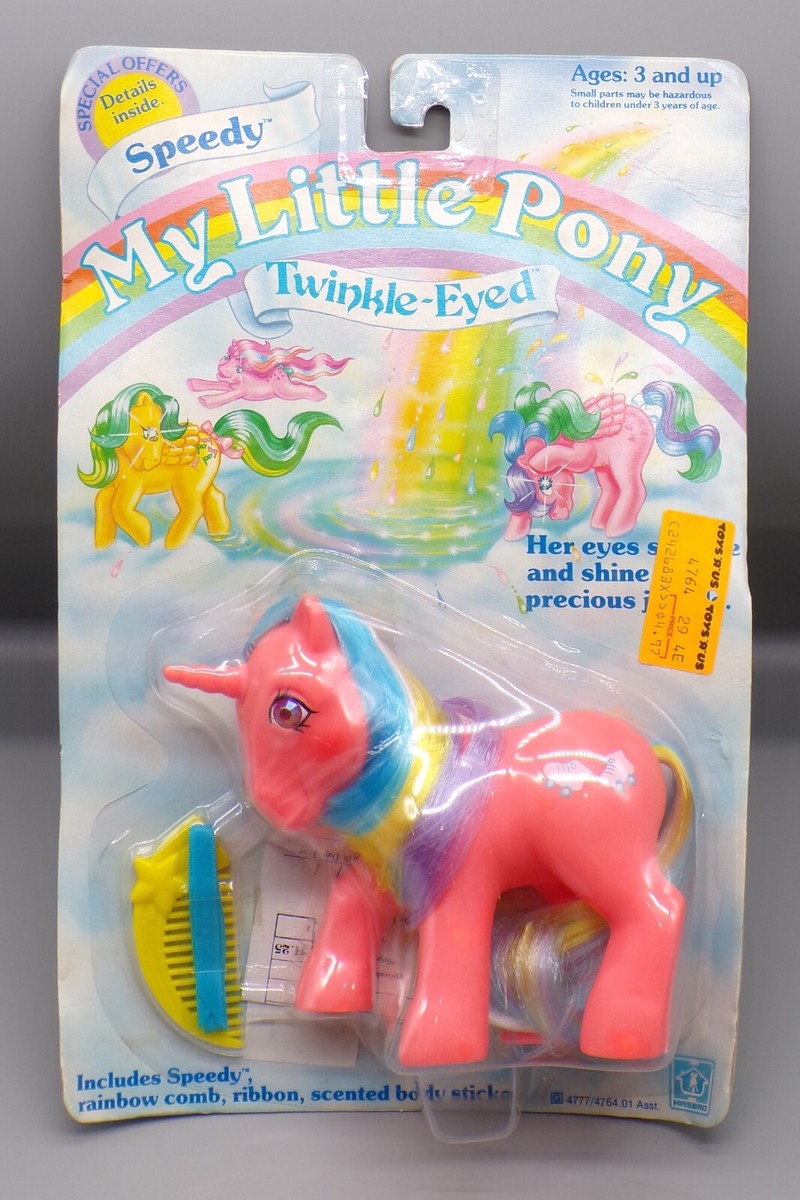 1986 vintage Hasbro MY LITTLE PONY Twinkle Eyed SPEEDY Sealed MLP
