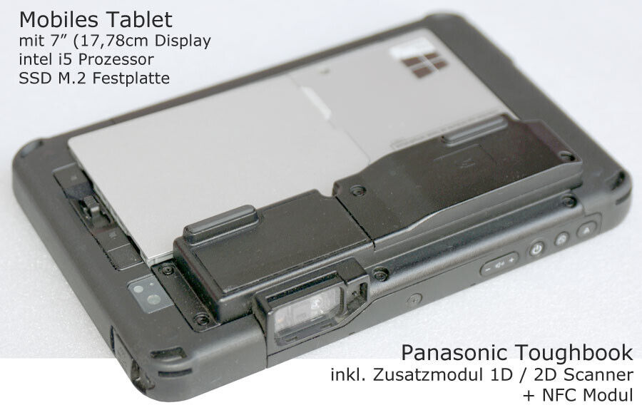 Panasonic Toughpad FZ-M1 Intel i5 CPU 4GB 256GB SSD LTE4G Panasonic Toughpad FZ-M1 Intel i5 CPU 4GB 256GB SSD LTE4G
