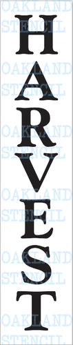 HARVEST STENCIL Vertical 5"x24"-10"x60" for Painting Porch Signs Fall Autumn - Picture 3 of 5