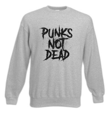 Punks Not Dead I Sweatshirt Pullover DJ MC Experimental Rock New Wave Band
