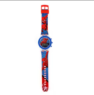 Spiderman Armbanduhr Kinder Uhr Digital Armband Acessoir Zeit Watch Marvel