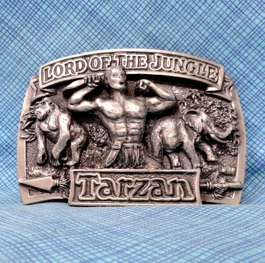 Tarzán Promo Hebilla de Cinturón Edgar Rice Burroughs LE # 138 / 10k De Colección Años 90 SMKW.SHY738 Foto 2 de 4