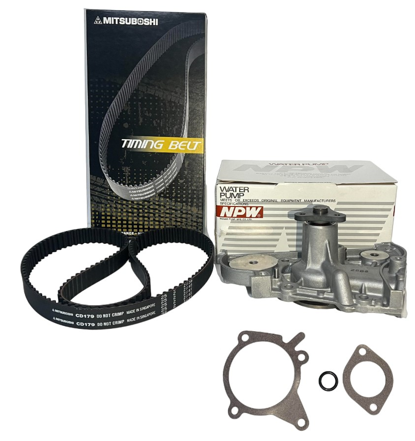 Complete Timing Belt & Water Pump Kit – 1990-1993 Mazda Miata 1.6L – Contitech GMB