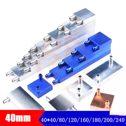 Water Cooling Block for Liquid Water Cooler Heat Sink System PC/CPU/GPU Aluminum