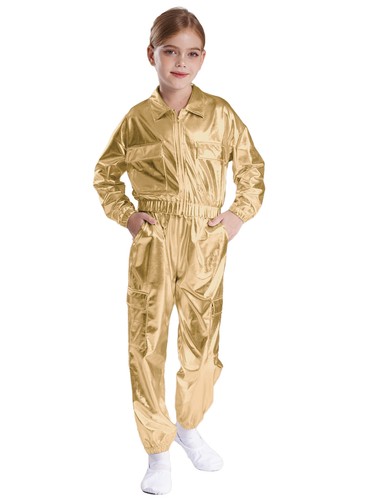 Unisex Kids Dancewear Ballroom Sweatsuit Shoot Outfits Athletic 2 Piece Set Top - Picture 29 of 143