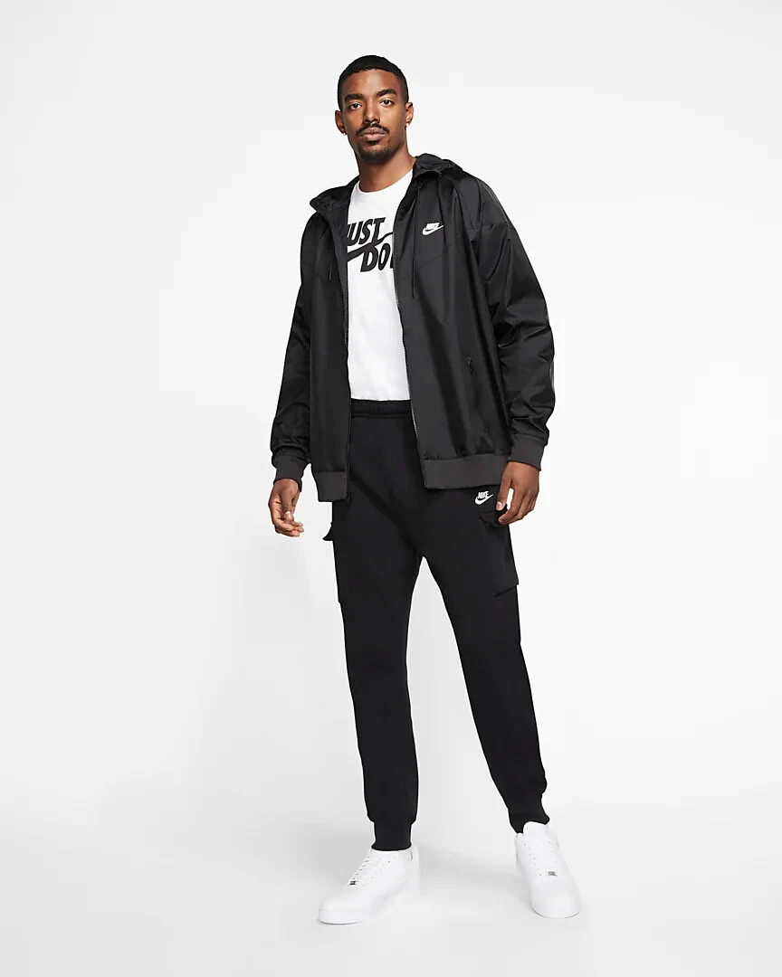 Nike Sportswear Club Fleece Men's Cargo Pants Black CD3129