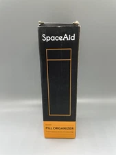 SpaceAid 2 Pack Pill Organizer Box 7 Day Weekly Travel Pill Case Holder open Box
