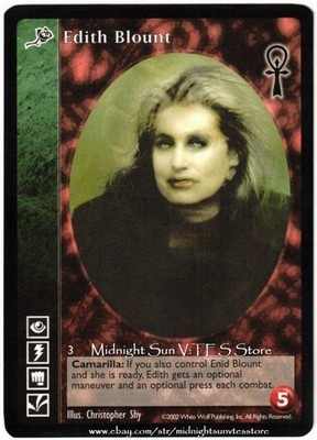 Edith Blount Toreador Camarilla Edition V:TES VTES Vampire CCG