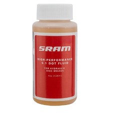 SRAM 5.1 DOT Hydraulic Brake Fluid 4oz 4 oz, Yellow