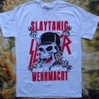 Slayer Slaytanic Wehrmacht Thrash Metal Retro 1988 White T-Shirt TA4772