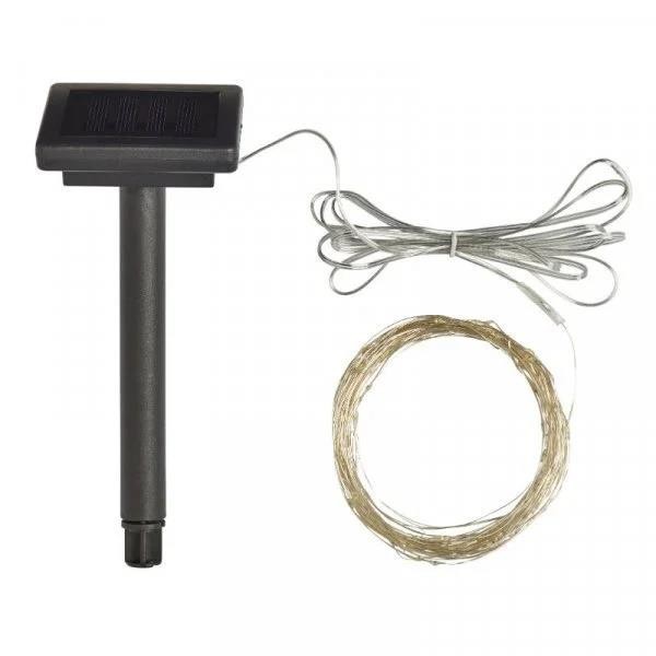 Smart Garden Outdoor Solar Powered Firefly Wire Lights 100 LEDs - Warm White